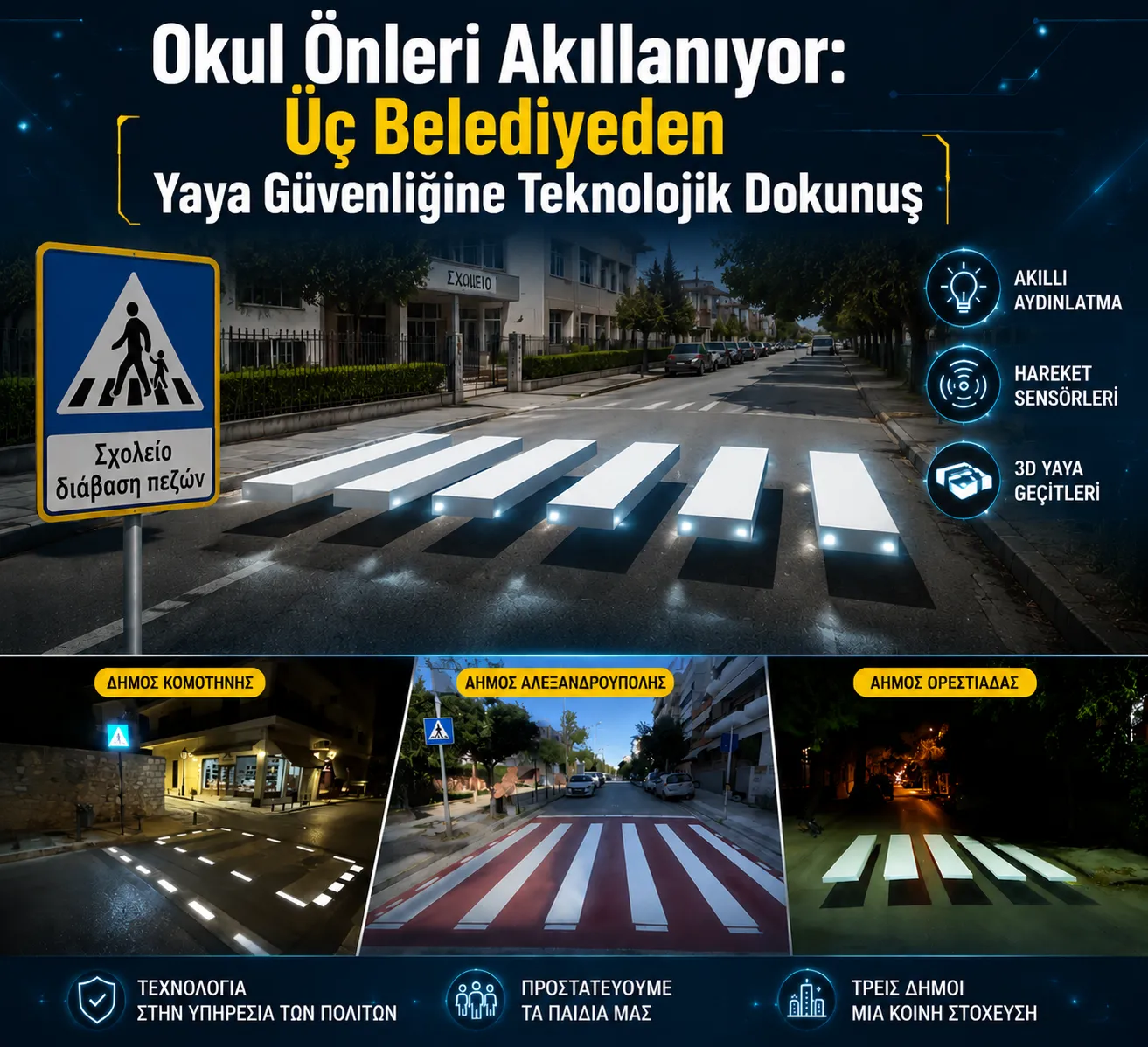 DEDEAĞAÇ, GÜMÜLCİNE VE İSKEÇE'DE UYGULAMA BAŞLADI