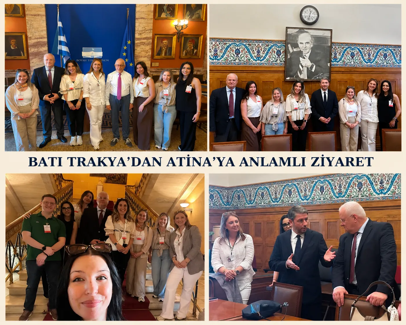 KURCALI KADINLARI YUNANİSTAN PARLAMENTOSU’NDA AĞIRLANDI