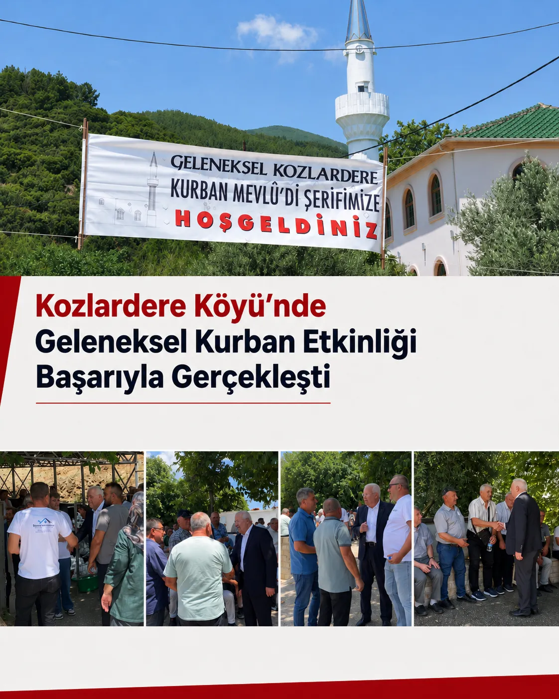 GELENEKSEL KOZLARDERE KURBANI SOYDAŞLARI BULUŞTURDU