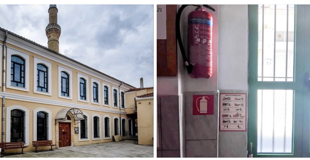 GÜMÜLCİNE’DEKİ 21 CAMİYE YANGIN SÖNDÜRME TÜPÜ YERLEŞTİRİLDİ