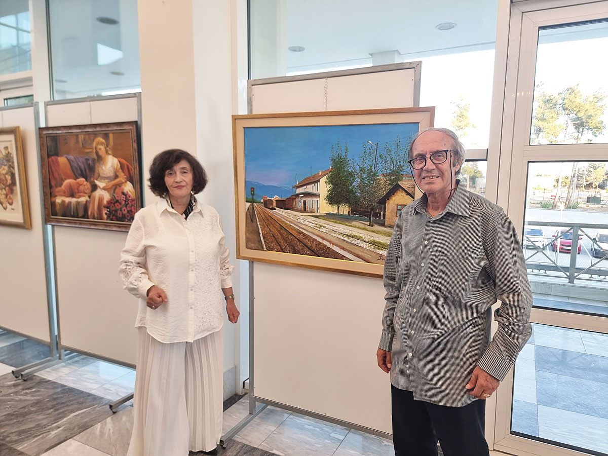 FÜSUN SUKA’NIN “YARATICILIĞIN RENKLERİNİ SEVMEK” SERGİSİ GÜMÜLCİNE’DE SANATSEVERLERLE BULUŞTU
